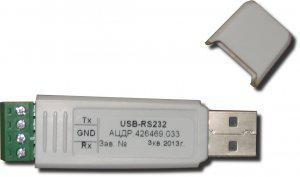 Преобразователь интерфейсов USB-RS-232 с гальванической развязкой питание от USB порта Болид 216203