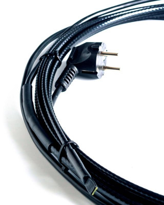 Комплект нагревательного саморег. кабеля (в трубу) 10Вт/м установочн. кабель евровилка с заземл. Extherm HXTM kit 10m