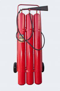 Огнетушитель углекислотный ОУ-50 передвижной ВСЕ в сборе ОУ-80 Ярпожинвест 217978