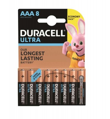 Элемент питания алкалиновый AAA/LR03-8BL Ultra Power (блист.8шт) Duracell Б0038765