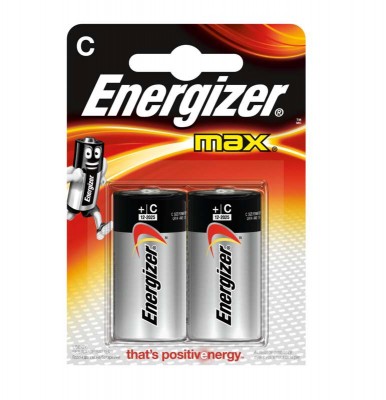 Элемент питания алкалиновый MAX LR14/343 BL2 (блист.2шт) Energizer 28646