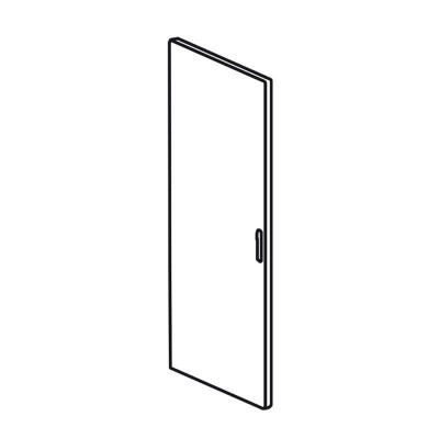 Дверь для шкафов LX3 4000 выгнутая H=975мм метал. Leg 020557