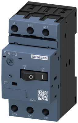 Выключатель автоматический для защиты двигателя 3.5-5А 3RV10 Siemens 3RV10111FA10