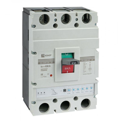 Выключатель автоматический 3п 630/630А 65кА ВА-99М PROxima электр. расцеп. EKF mccb99-630-630me