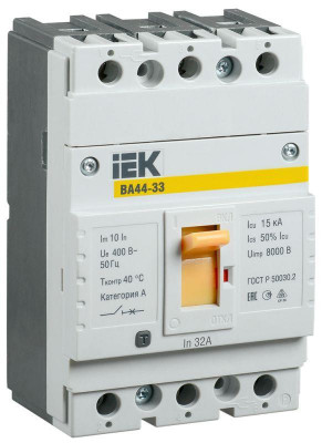 Выключатель автоматический 3п 32А 15кА ВА44 33 IEK SVA4410-3-0032