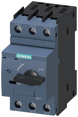 Выключатель автоматический для защиты пусковых сборок от токов КЗ 6.3А S00 без расцеп. винт. клеммы Siemens 3RV23111GC10