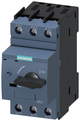 Выключатель автоматический для защиты пусковых сборок от токов КЗ 25А S0 без расцеп. винт. клеммы Siemens 3RV23214DC10