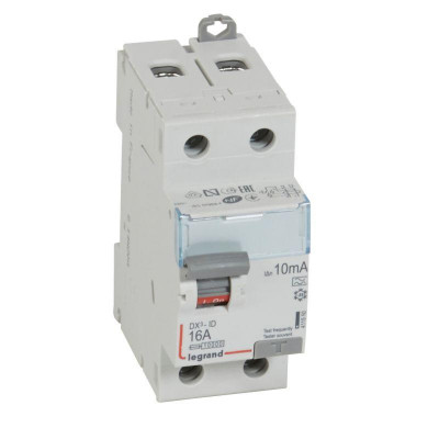 Выключатель дифференциального тока (УЗО) 2п 16А 10мА тип A DX3 Leg 411550