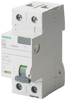 Выключатель диф. тока (УЗО) тип А 16А 30мА 2мод. Siemens 5SV33116