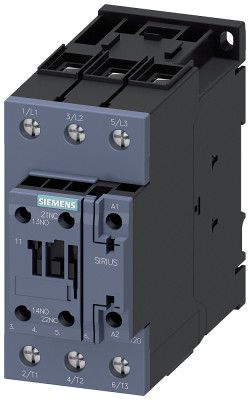 Контактор 22кВт/AC3/400В 1НО+1НЗ US 230В AC 50/60Гц S2 винт. клеммы Siemens 3RT20361AL20