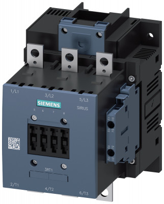 Контактор 75кВт/400В/AC-3 AC/DC-номинальное напряжение UC 23-26В доп. контакты 2НО+2НЗ типоразмер S6 шинное присоединение Siemens 3RT10556AB36