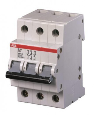 Рубильник 3п E203r 125А рычаг кр. ABB 2CDE283001R0125