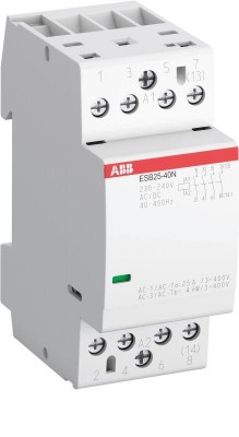 Контактор ESB25-04N-01 модульный (25А АС-1 4НЗ) катушка 24В AC/DC ABB 1SAE231111R0104