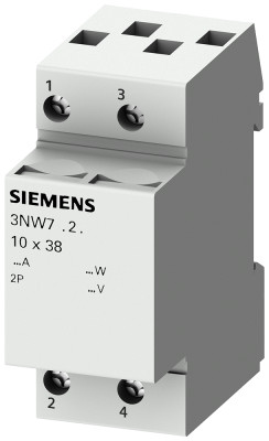 Держатель модульный для цилиндрических предохранителей Siemens 3NW7023