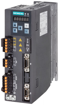 Преобразователь частоты SINAMICS V90 200-240В IP20 Siemens 6SL32105FB104UF1
