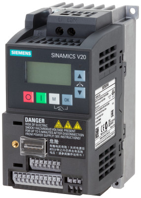 Преобразователь частоты SINAMICS V20 Siemens 6SL32105BB175BV1