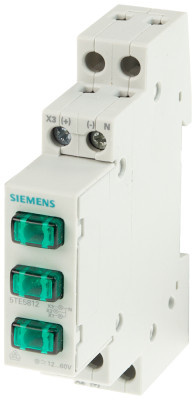 Лампа D=70мм 230В зел. SIEMENS 5TE5802