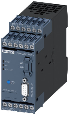Модуль базовый 2 Simocode PRO V; Profibus DP-Интерфейс 12Мбит/с RS485; 4I/3O свободн. Siemens 3UF70101AB000
