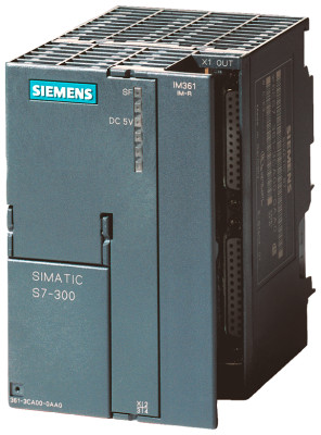 Модуль интерфейсный SIMATIC S7-300 IM 361 для устан. в стойки расшир.: подлюч. к баз. блоку с IM360 или др. стойке расшир. с IM 361; необх. блок питания 24В; поддержка K-шины Siemens 6ES73613CA010AA0