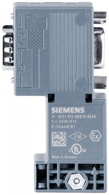 Соединитель шинный SIMATIC DP для PROFIBUS до 12МБит/с вывод кабеля 90град. 15.8х72.2х36.4мм Siemens 6ES79720BB700XA0