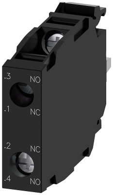 Модуль контактный 1НО+1НЗ винт. клеммы для монтажа на держателе актуатора Siemens 3SU14001AA101FA0