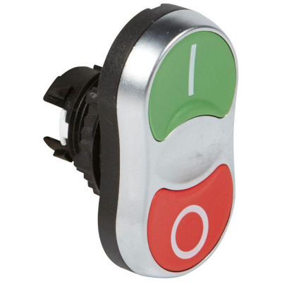 Кнопка двойная IP66 красн./черн. Osmoz Leg 023980