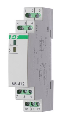 Реле импульсное BIS-412 (для группового режима работы; монтаж на DIN-рейке 230В 16А 1P IP20) F&F EA01.005.007