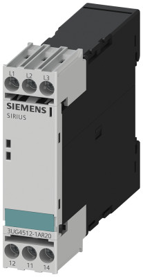 Реле контроля чередов. обрыва фаз 160-690Вт AC 1ПК Siemens 3UG45121AR20
