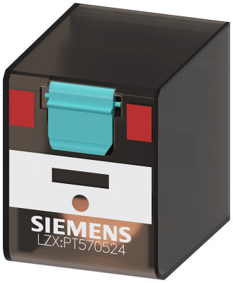 Реле втычное 4п контакта 24В AC 6А 22.5мм Siemens LZX:PT570524