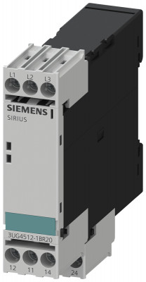 Реле контроля выпадения и чередования фаз 3Х 160-690В AC 2ПК Siemens 3UG45121BR20