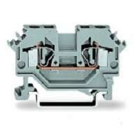 Клемма 2х(0.08-4) 29х53мм сер. WAGO 281-601