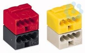 Клеммник 2х4(22-0.6) для EIB систем свет.сер./желт. в сборе WAGO 243-212