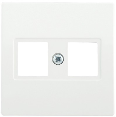 Накладка 2-м комп. BOLERO НК45-2-ББ RJ45 Cat5e бел. IEK ENB12-R-K01