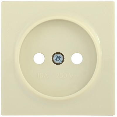Накладка розетка BOLERO НР-1-0-БК без заземл. крем. IEK ENB10-R-K33