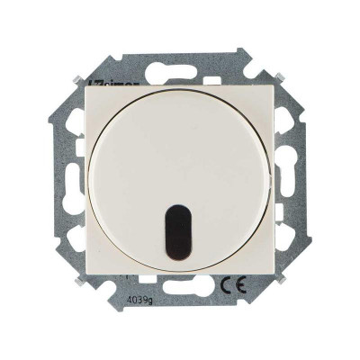 Механизм светорегулятора Simon15 500Вт 230В проходной с управлением от ИК пульта винт. зажим сл. кость Simon 1591713-031