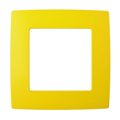 Рамка 1-м 12-5001-21 желт. ЭРА Б0019386