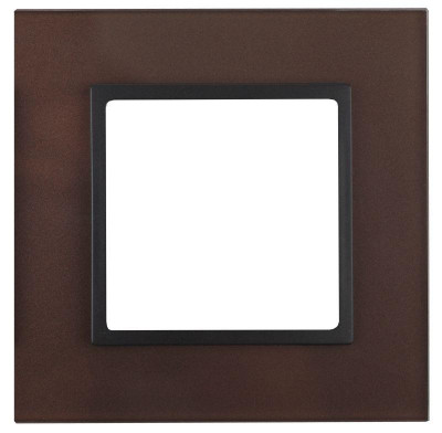 Рамка 1-м 14-5101-13 стекло Elegance бронза+антрацит ЭРА Б0034475