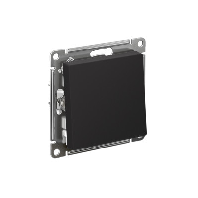 Выключатель 1-кл. СП AtlasDesign 10А IP20 (сх. 1) 10AX с самовозвратом механизм карбон SE ATN001015