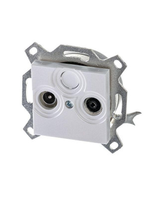 Розетка проходная TV-R Levit 7дБ жемчуж. ABB 2CHH083607A6068
