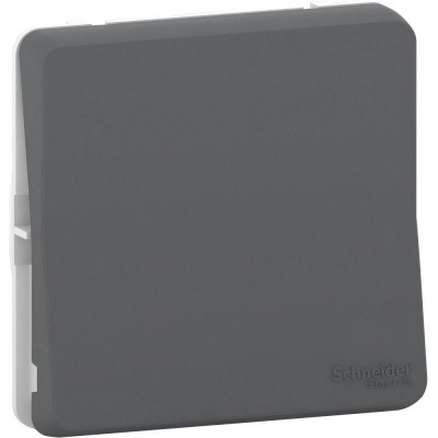 Механизм переключателя проходного 1-кл. СП Mureva Styl 10А IP55 (сх. 6) антрацит SchE MUR37021