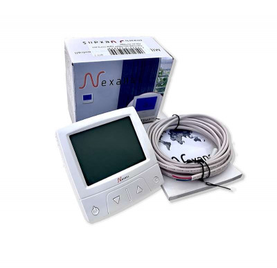 Термостат программируемый MILLITEMP CDFR-003 16А 3.6кВт дисплей; датчик пола; датчик воздуха Nexans 10175393