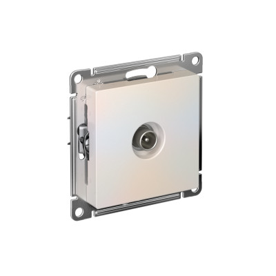 Розетка телевизионная оконечная TV AtlasDesign 1дБ механизм жемчуж. SE ATN000491