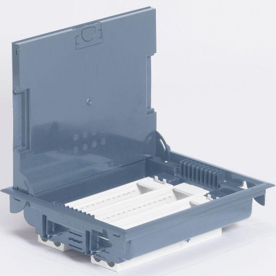 Коробка напольная 24м горизонтальная 75-105мм сер. Leg 089616