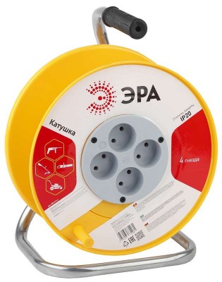 Катушка 4-м без заземл. IP20 K-P-4 пластик. Эра Б0033027