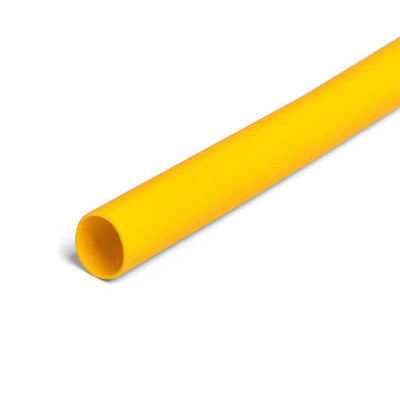 Трубка термоусадочная ТНТ-16/8 в метровой нарезке желт. (уп.10м) КВТ 82987