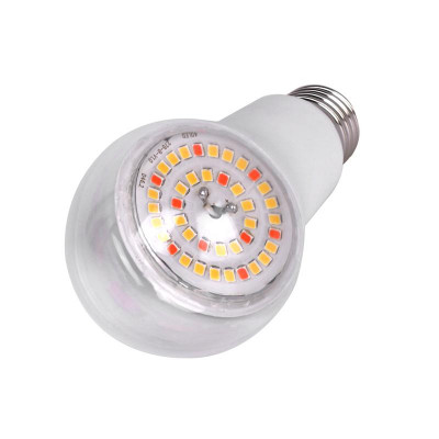 Лампа светодиодная LED-A60-15W/SPFB/E27/CL PLP30WH 15Вт A60 грушевидная прозрачная для растений спектр для фотосинтеза (упак. картон) Uniel UL-00007405
