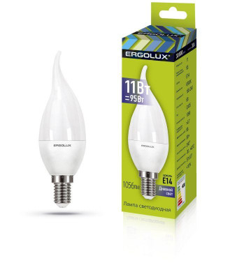Лампа светодиодная LED-CA35-11W-E14-4K 