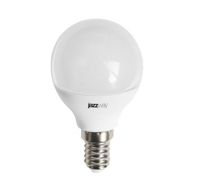 Лампа светодиодная PLED-LX 8Вт G45 шар 3000К тепл. бел. E14 Pro JazzWay 5028593