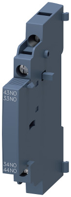 Блок-контакт боковой 2НО для 3RV2 типоразмеры S00/S0 винт. зажимы Siemens 3RV29011B