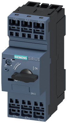 Выключатель автоматический для защиты двигателя S0 класс расцеп. 10 регулир. расцеп. перегрузки 1.1... 1.6А уст. расцеп. макс. тока 21А пружин. клеммы Siemens 3RV20211AA20